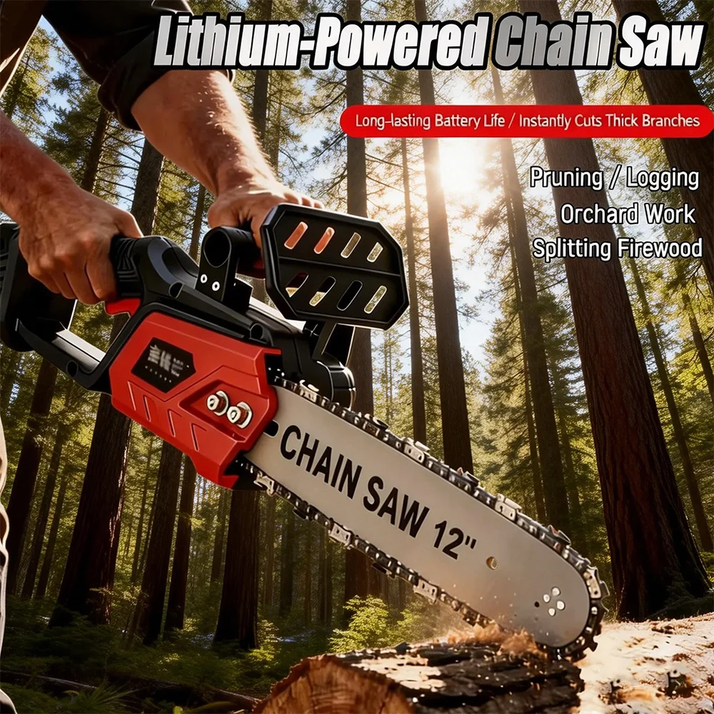 Cordless Chainsaw 12 Inch Battery - Cordless Electric Chain Saw 12/16 Inch