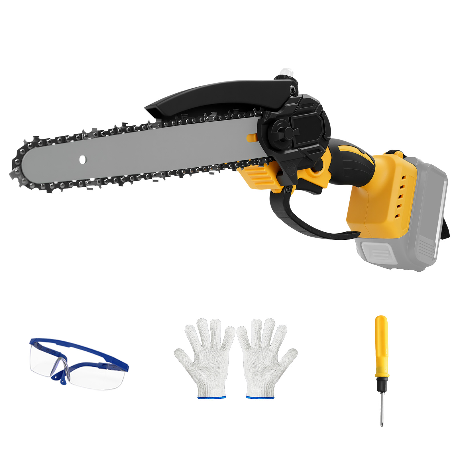 Brushless Chainsaw 8 Inch 20V - Cordless Chainsaw Brushless 8 Inch Electric