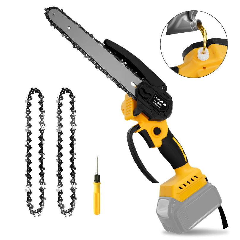 Brushless Chainsaw 8 Inch 20V - Brushless Mini Chainsaw 8 Inch Cordless
