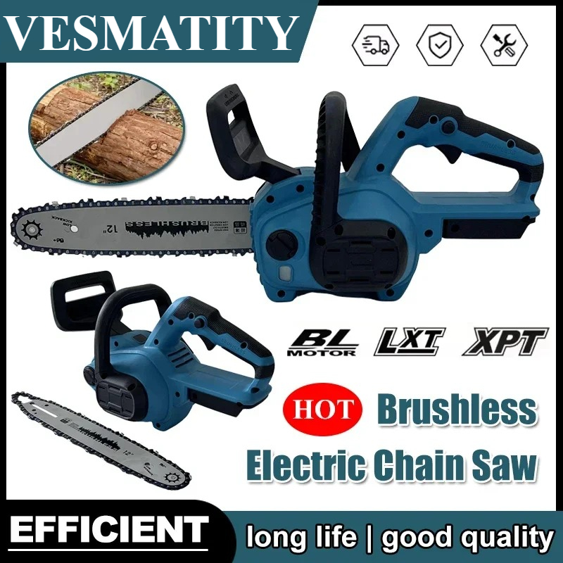 Cordless Chainsaw 12 Inch Battery - Electric Chain Saw 12Inch Power Digital