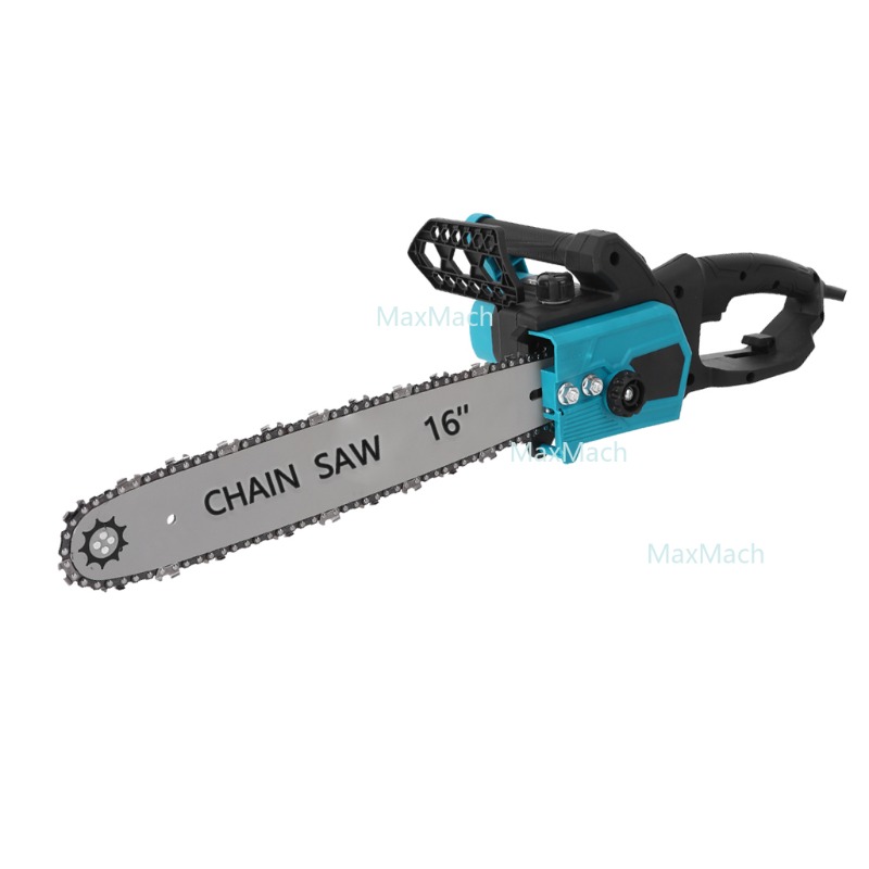Electric Chainsaw 16 Inch Corded - Portable Industrial Electric Chain Saw 16