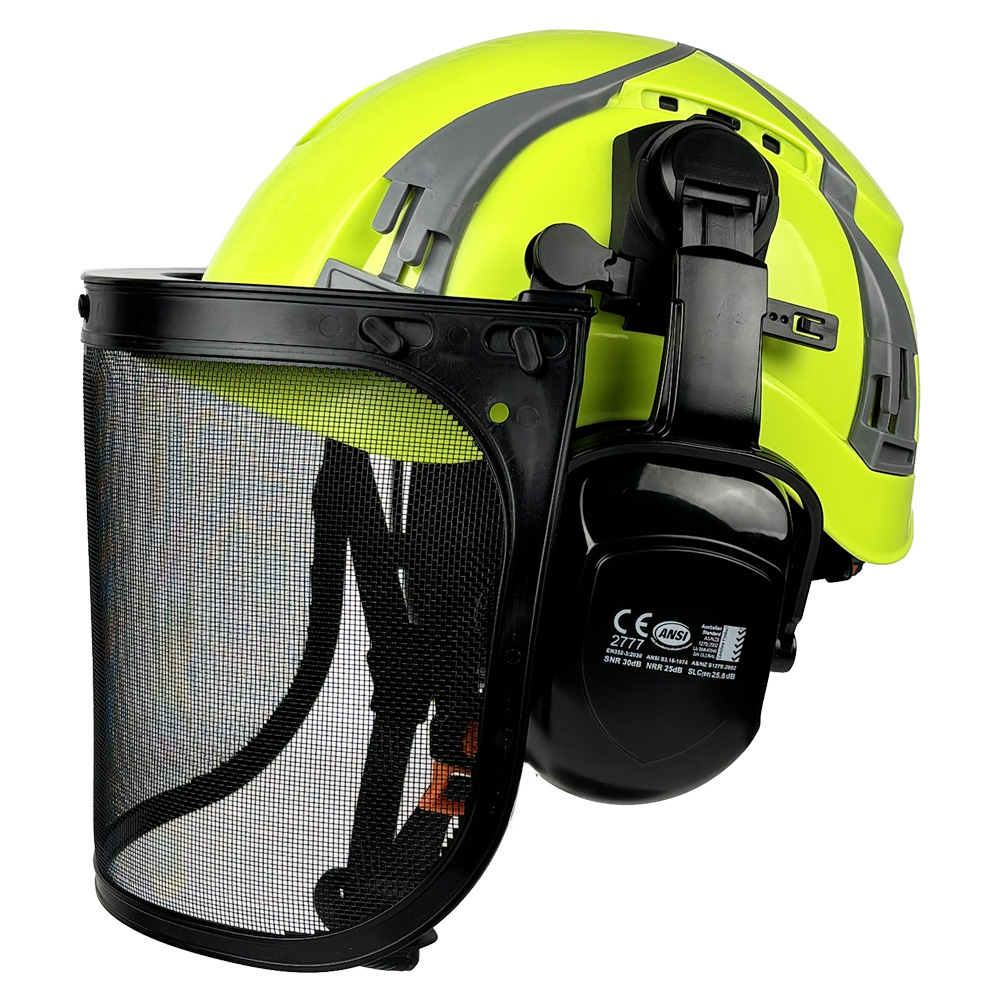 Chainsaw Safety Chaps - CE ANSI Forestry Safety Helmet Set