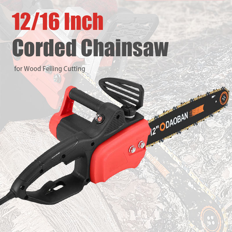 Electric Chainsaw 16 Inch Corded - New High Power 12/16 Inch Corded