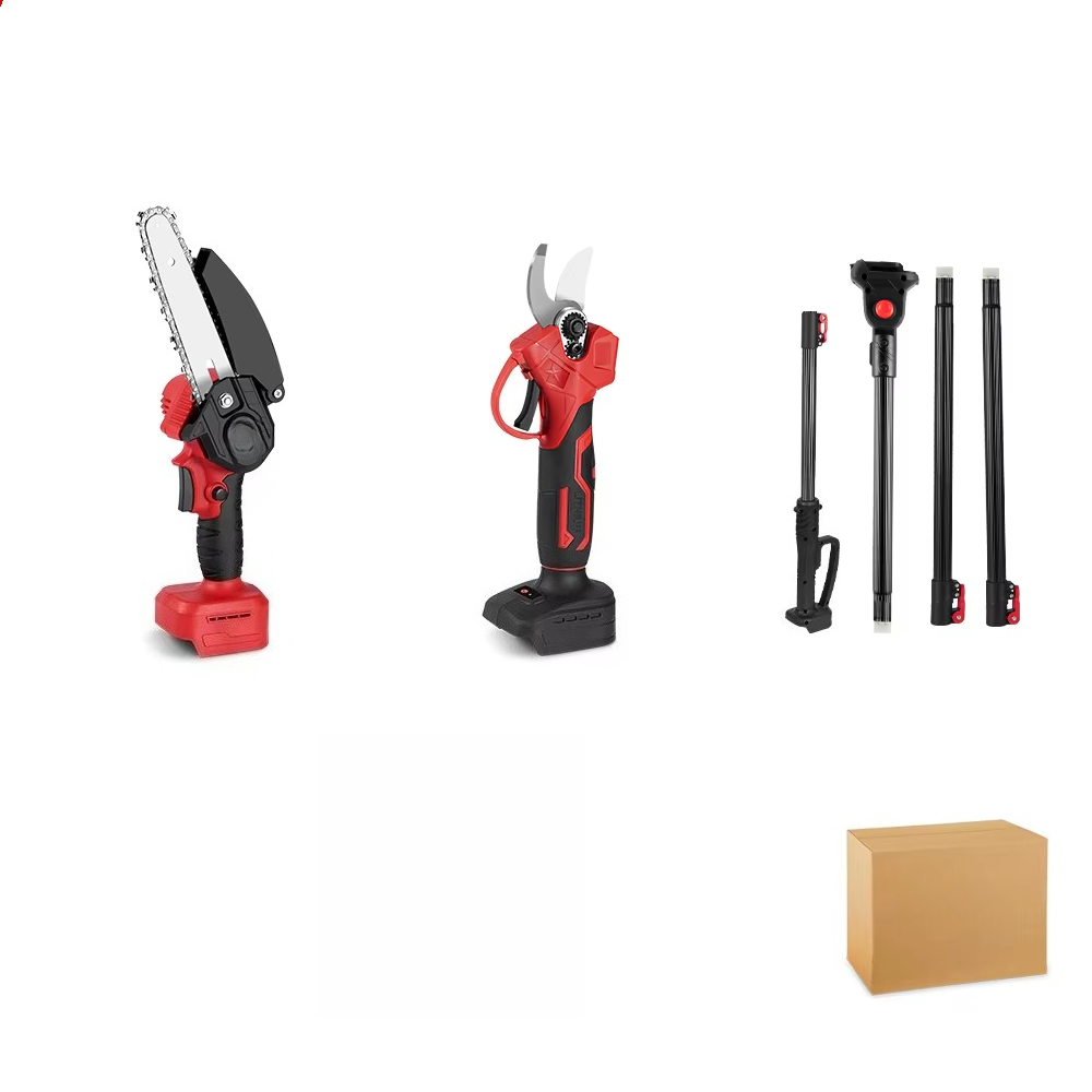 Pole Saw Cordless Telescopic - Brushless Garden Tool Set Electric Pruning