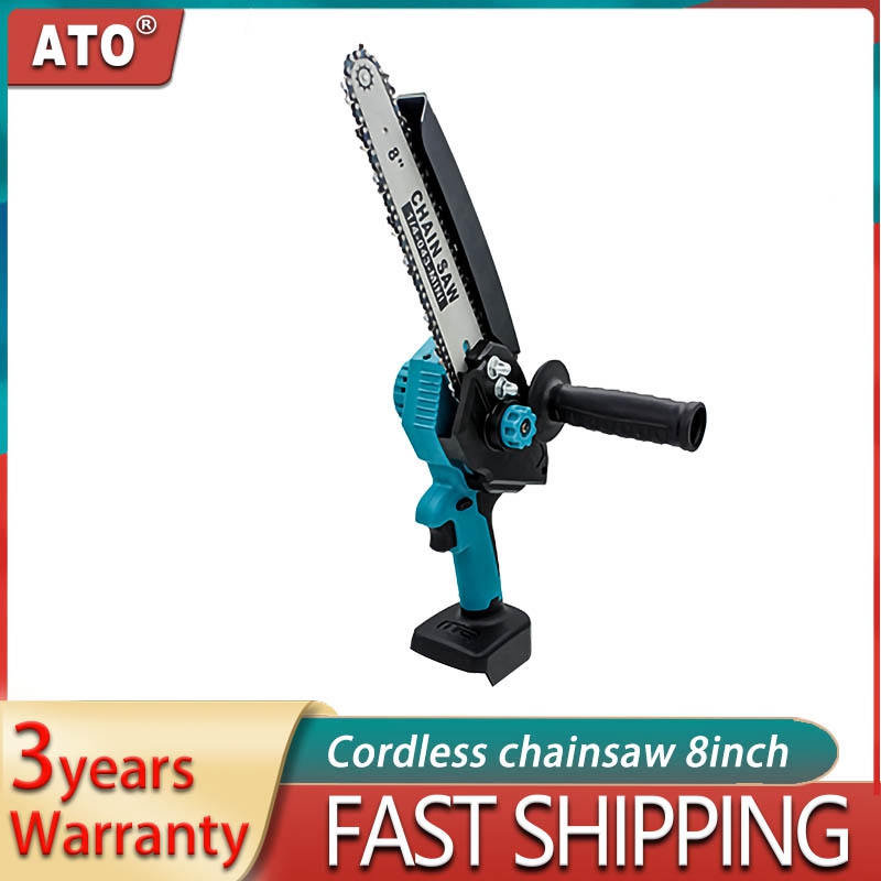 Brushless Chainsaw 8 Inch 20V - ATO lithium chainsaw New Energy Portable