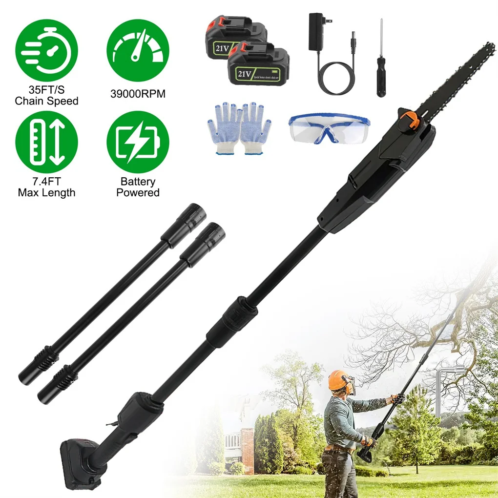 Pole Saw Cordless Telescopic - Cordless Pole Saw 7.4FT Telescopic Electric