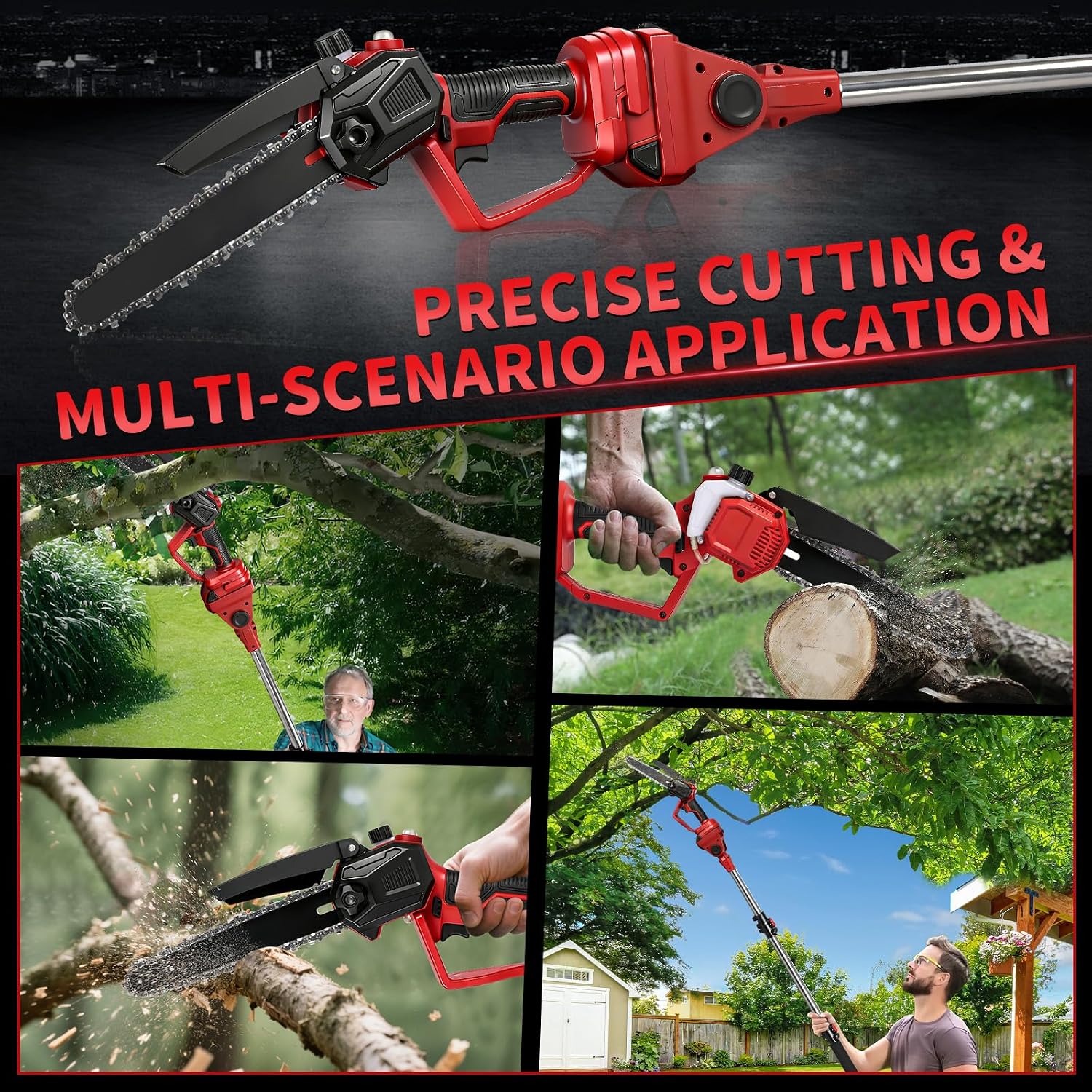 Cordless 2-in-1 Brushless Pole - đánh giá và giá Battery Chainsaw 2 Battery Kit