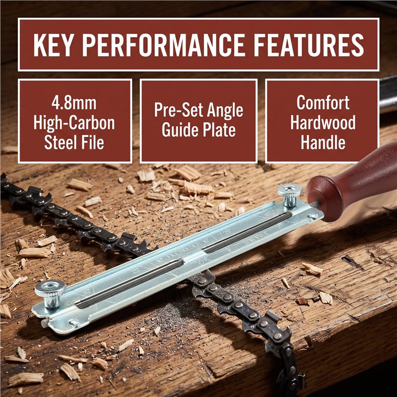 LLCS-3/16 Inch 4.8Mm Round Fla - đánh giá và giá Chainsaw File Kit Round