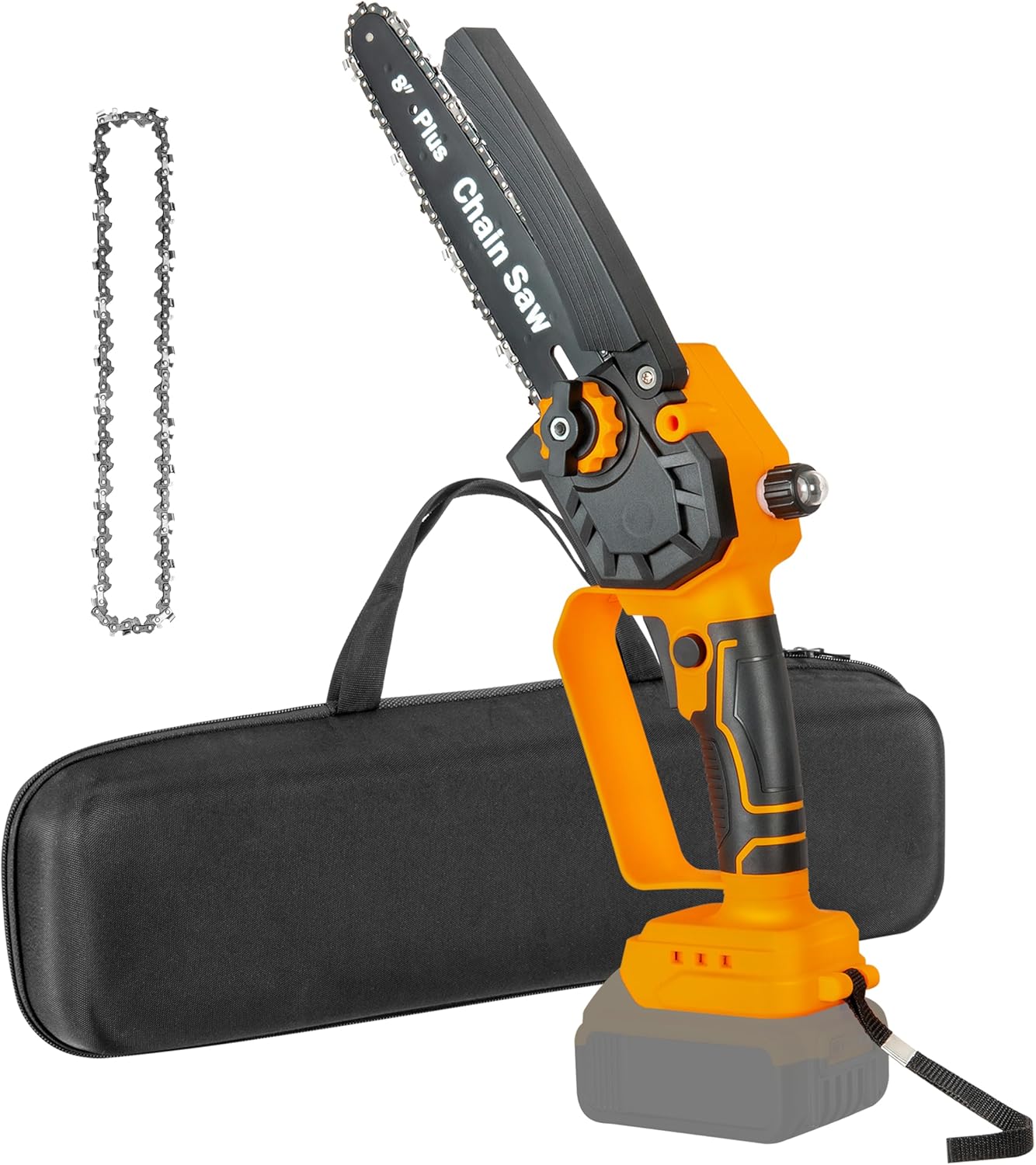 Mini chain saw, 8 inch cordles - đánh giá và giá Brushless Chainsaw 8 Inch 20V