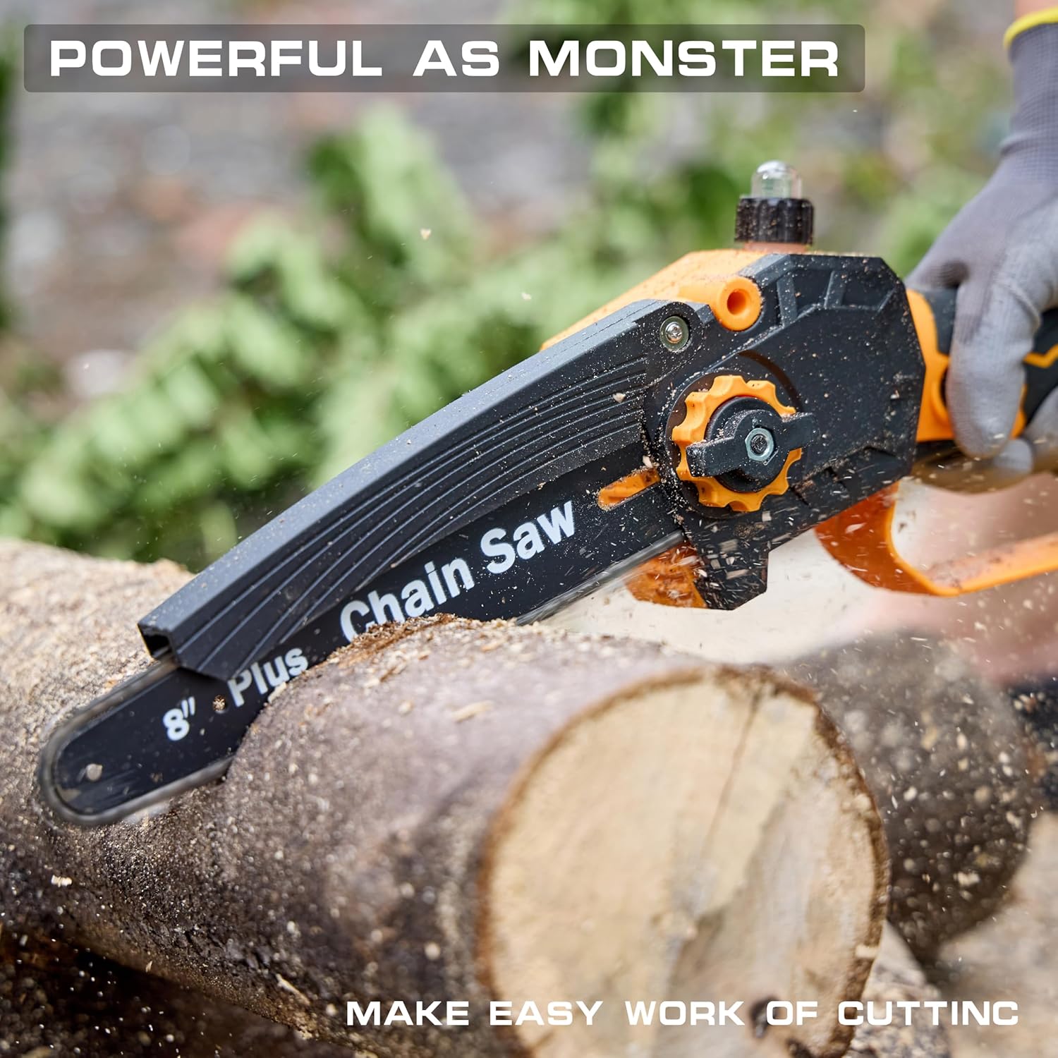 Mini chain saw, 8 inch cordles - đánh giá và giá Brushless Chainsaw 8 Inch 20V