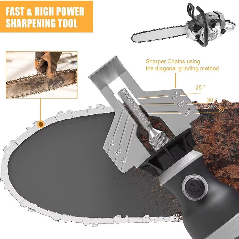 Rechargeable Chain Sharpening  - đánh giá và giá Chainsaw Sharpener Electric