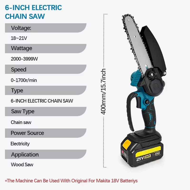 1700RPM 6 Inch Mini Li-Ion Ele - đánh giá và giá Mini Chainsaw 6 Inch Cordless