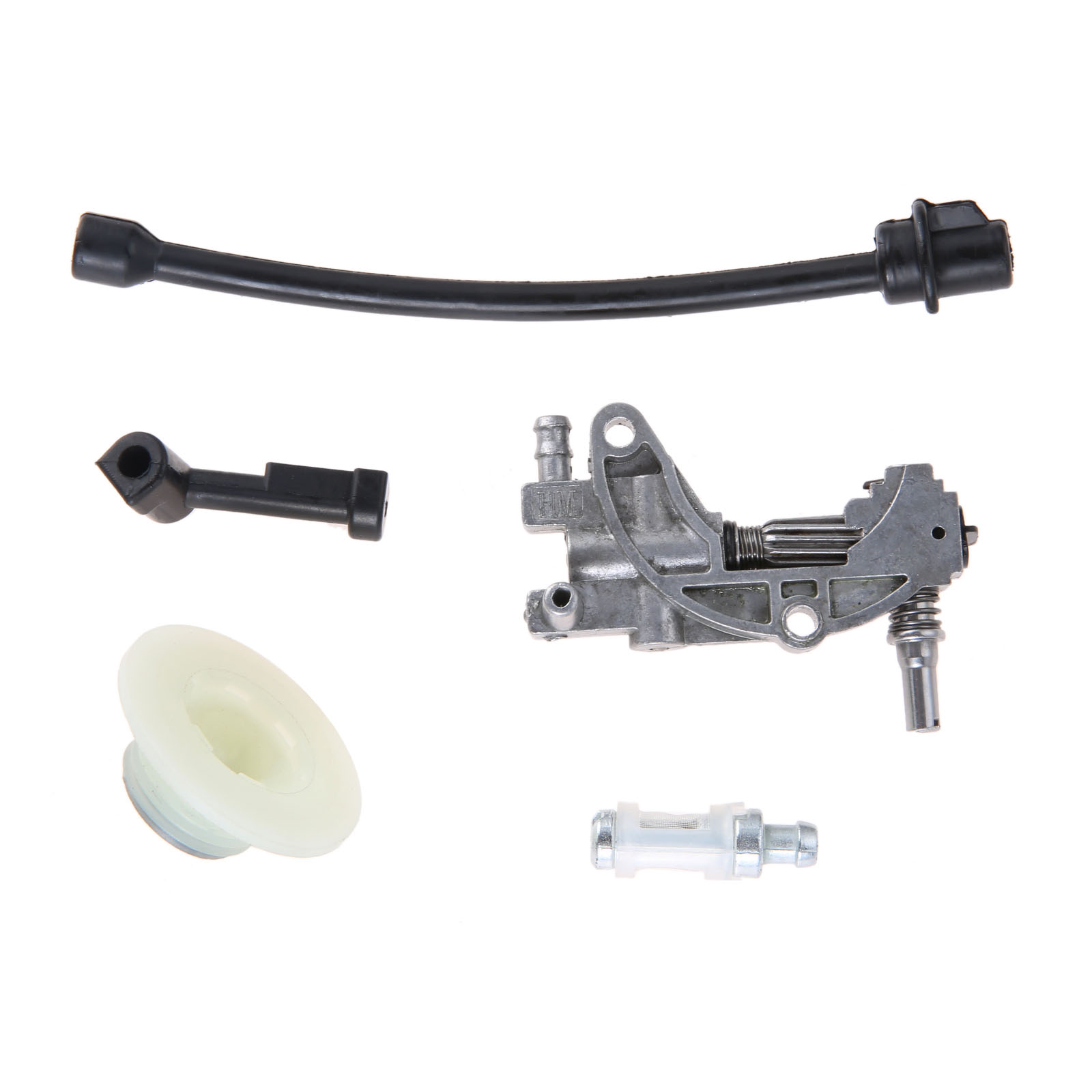 5Pcs/set Oil Pump Filter Pipe  - đánh giá và giá Battery Chainsaw 2 Battery Kit