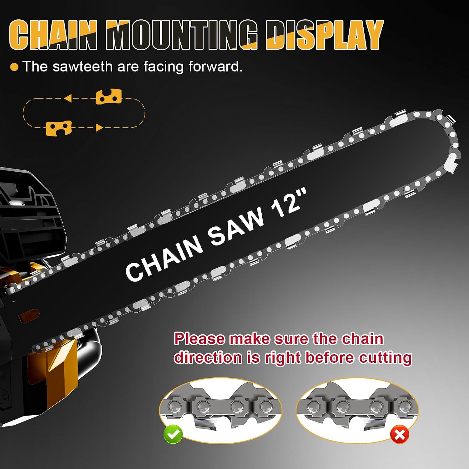 ^For 3-IN-1 Cordless Chainsaw  - đánh giá và giá Brushless Chainsaw 8 Inch 20V