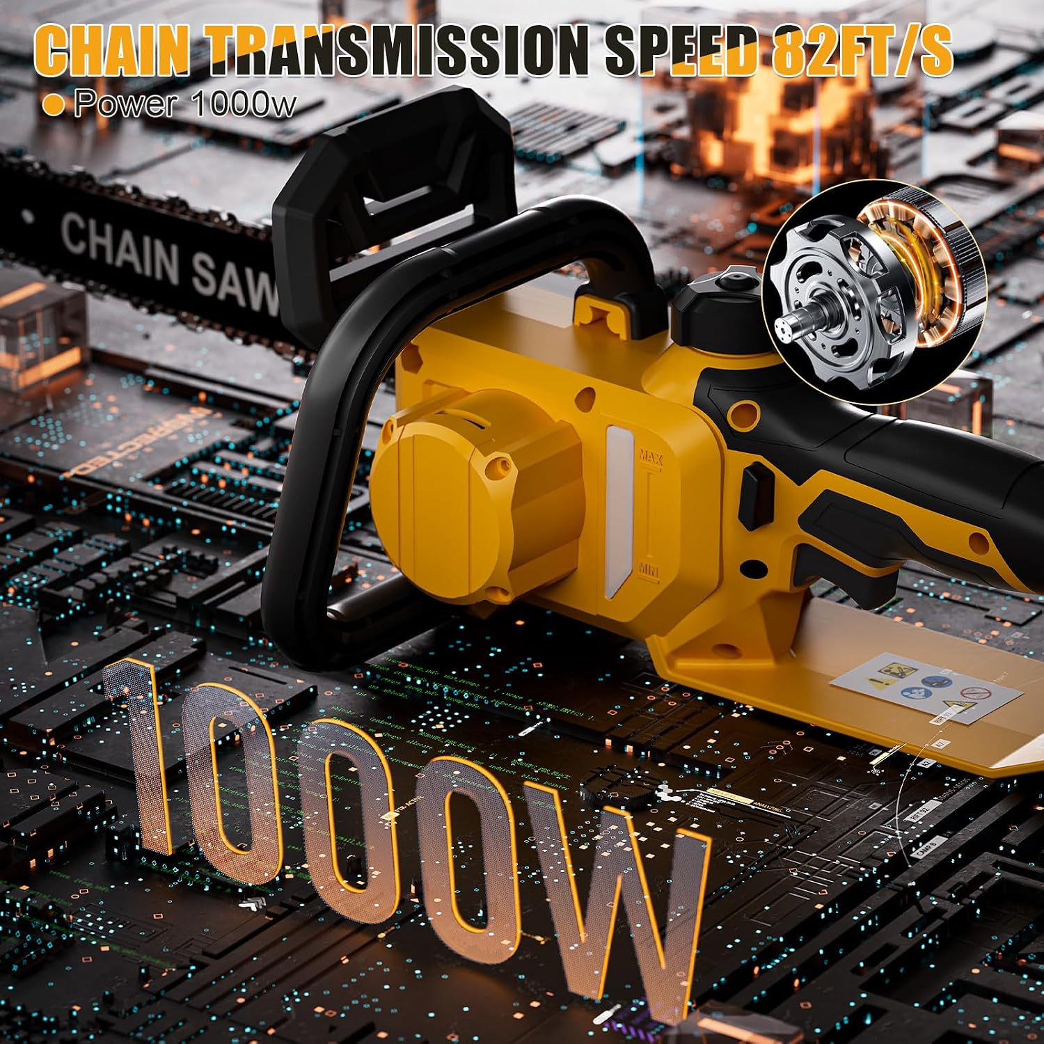 ^For 3-IN-1 Cordless Chainsaw  - đánh giá và giá Brushless Chainsaw 8 Inch 20V