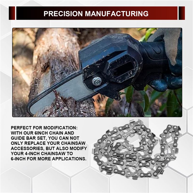 NEW HOT In Stock-5 Pieces 6 In - đánh giá và giá Mini Chainsaw 6 Inch Cordless