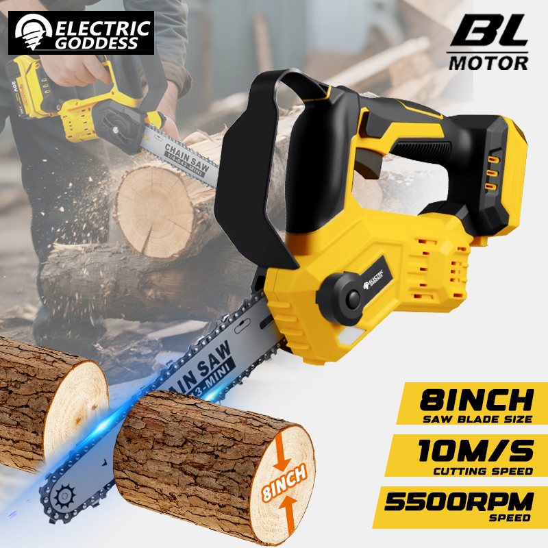 8 Inch Brushless Electric Chai - đánh giá và giá Brushless Chainsaw 8 Inch 20V