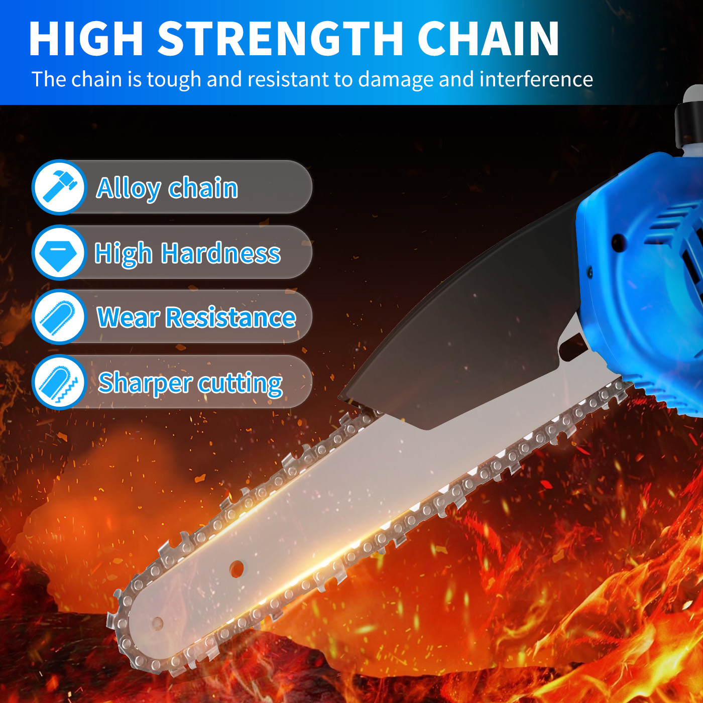 Chainsaw Handheld 8-inch Cordl - đánh giá và giá Brushless Chainsaw 8 Inch 20V