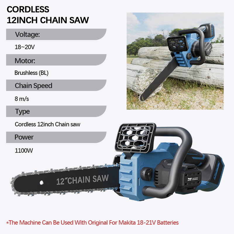 Electric Goddess 12inch Brushl - đánh giá và giá Cordless Chainsaw 12 Inch Battery