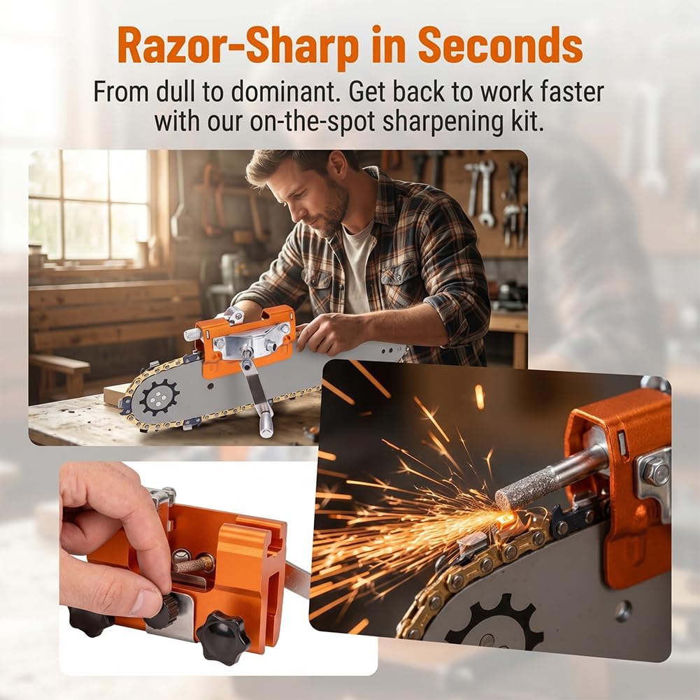 Hand Crank Chain Saw Sharpener - đánh giá và giá Chainsaw Sharpener Electric