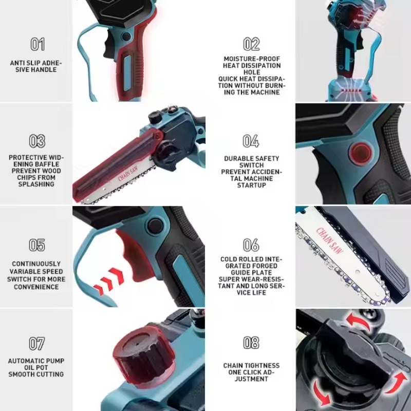 DTWA2-0058 Garden Cordless Hig - đánh giá và giá Pole Saw Cordless Telescopic