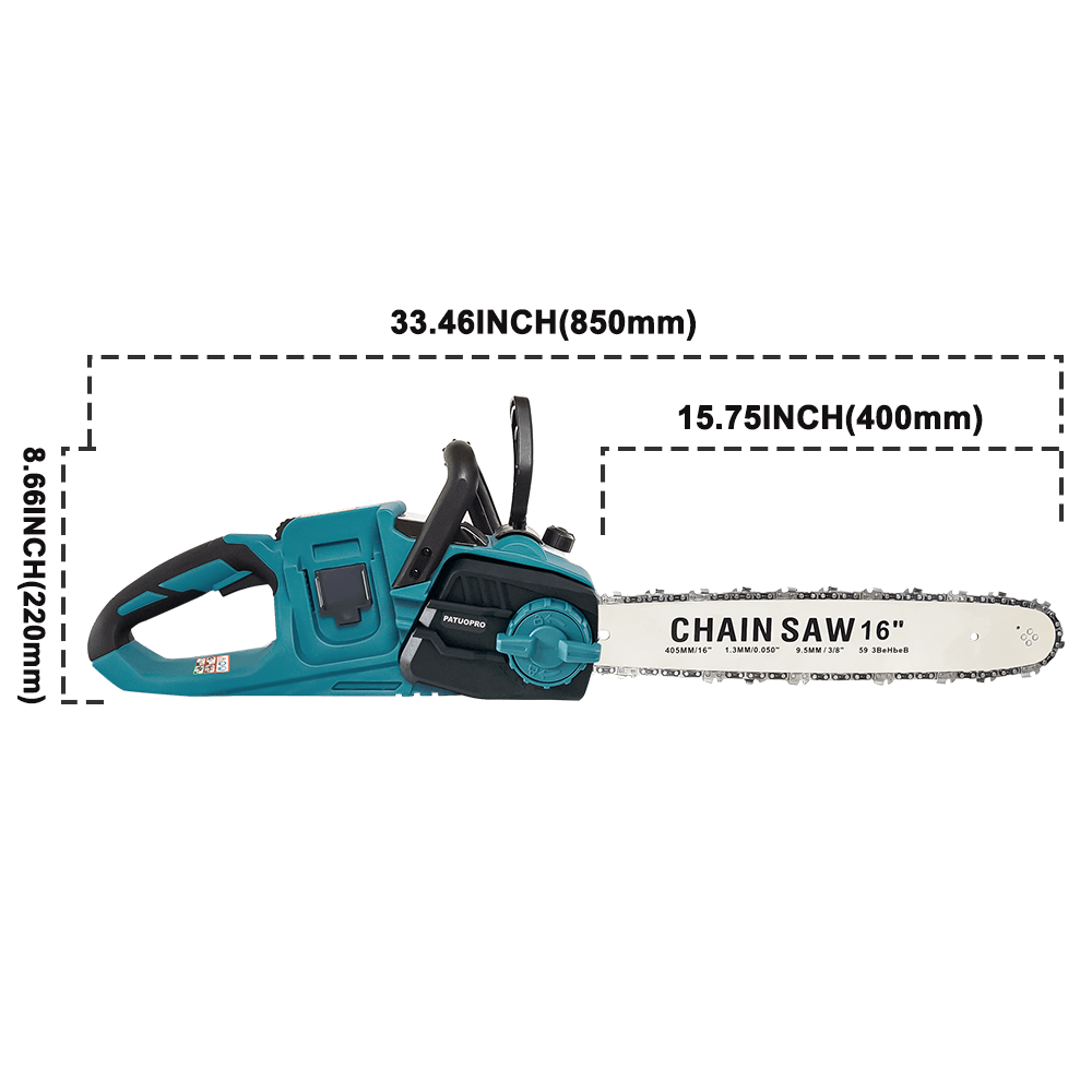 PATUOPRO 16 Inch Brushless Cha - đánh giá và giá Electric Chainsaw 16 Inch Corded