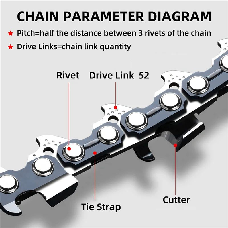 AT29-8 Pack 14 Inch Chainsaw C - đánh giá và giá Chainsaw Chain 3/8 Pitch