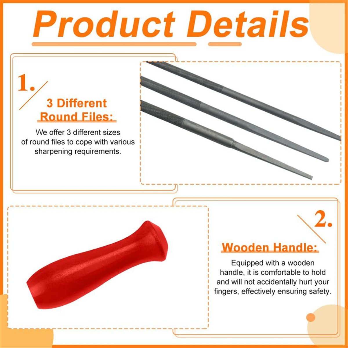 A013 Saw Chain File Set 4.0/4. - đánh giá và giá Chainsaw File Kit Round