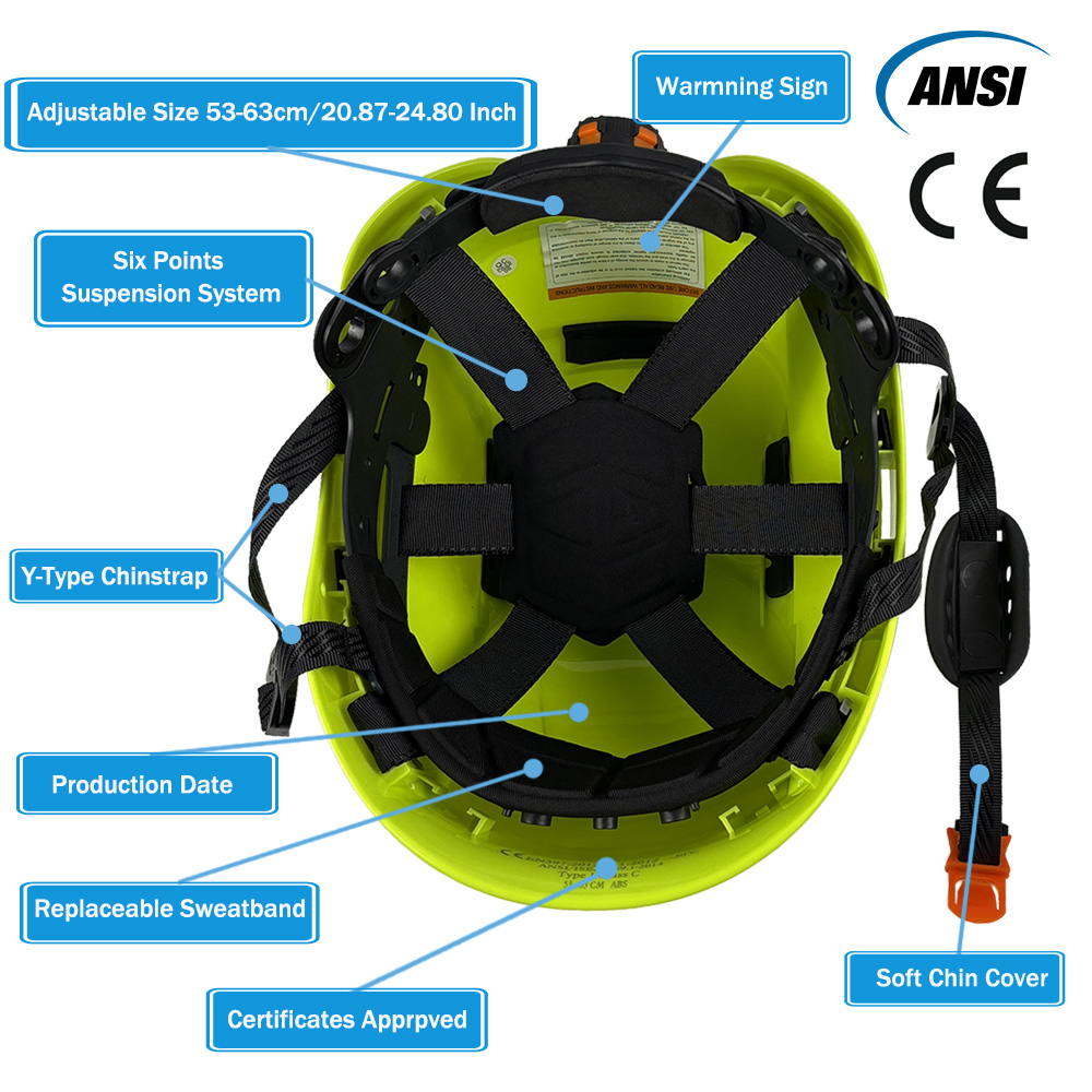 CE ANSI Forestry Safety Helmet - đánh giá và giá Chainsaw Safety Chaps