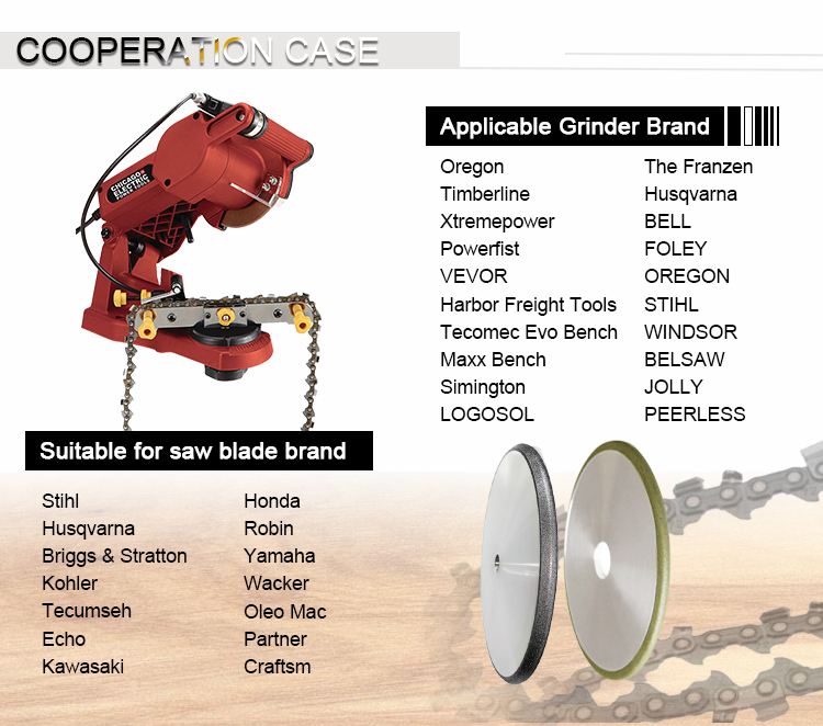 145mm Electroplated CBN Grindi - đánh giá và giá Chainsaw Chain 3/8 Pitch