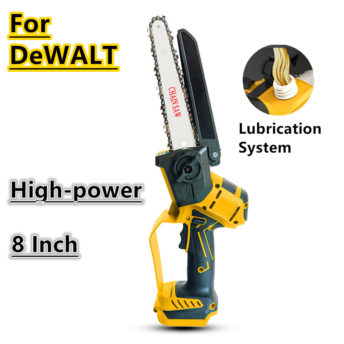 For DeWALT 20V Battery Brushle - đánh giá và giá Brushless Chainsaw 8 Inch 20V