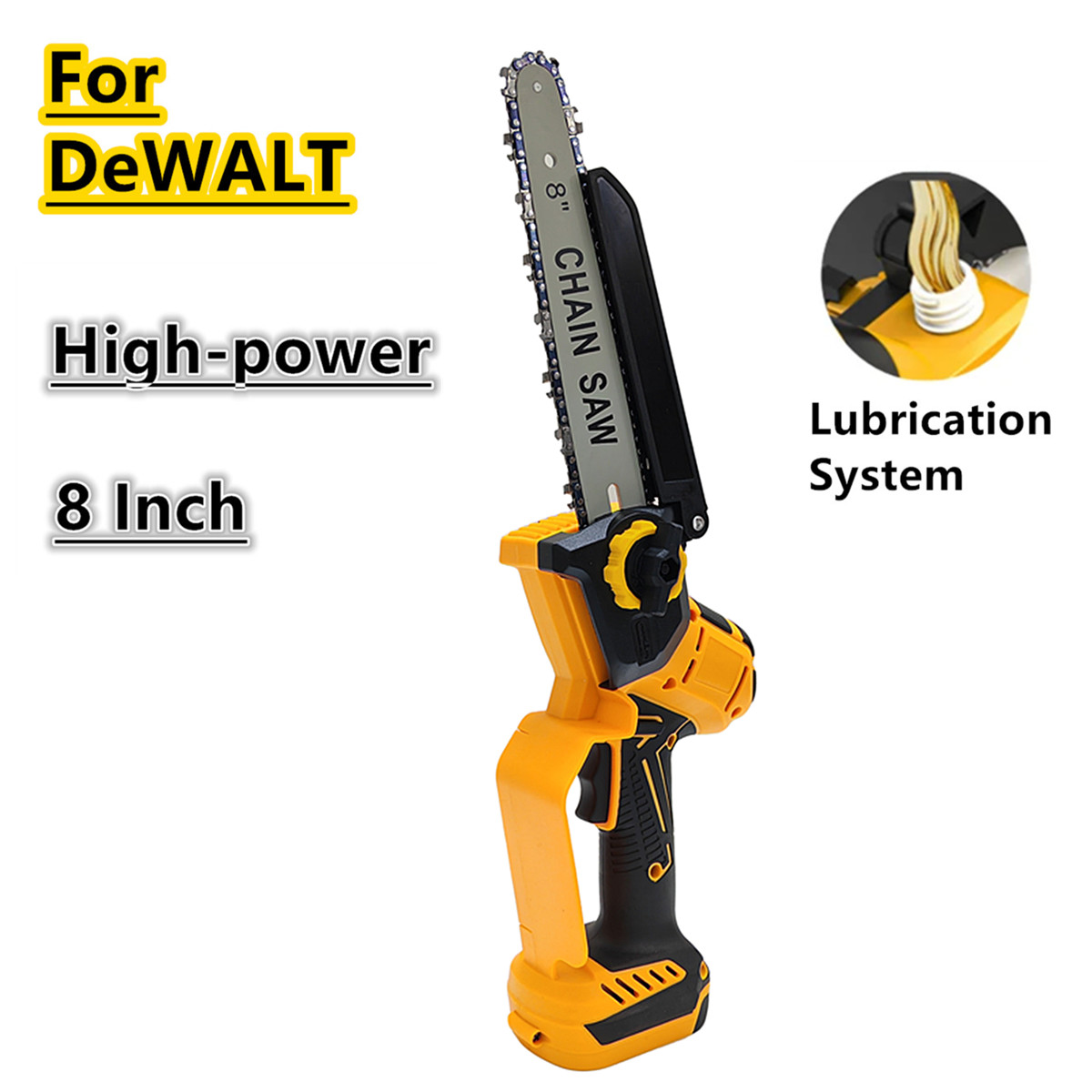 For DeWALT 20V Battery Brushle - đánh giá và giá Brushless Chainsaw 8 Inch 20V