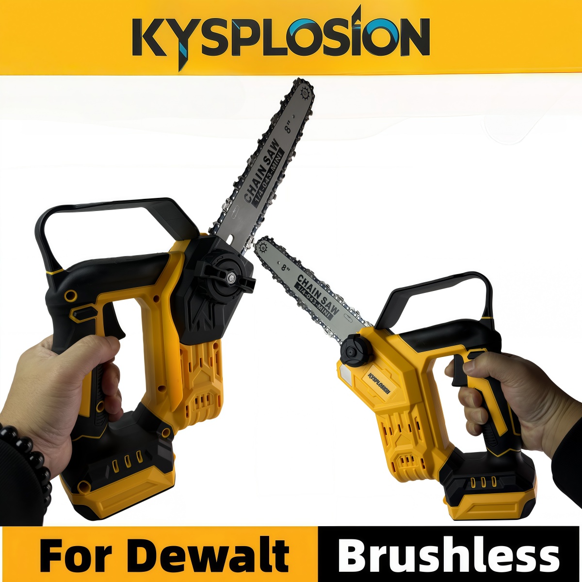 For Dewalt 20V Battery Pins 8  - đánh giá và giá Brushless Chainsaw 8 Inch 20V
