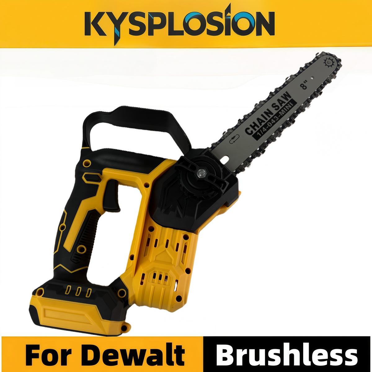 For Dewalt 20V Battery Pins 8  - đánh giá và giá Brushless Chainsaw 8 Inch 20V