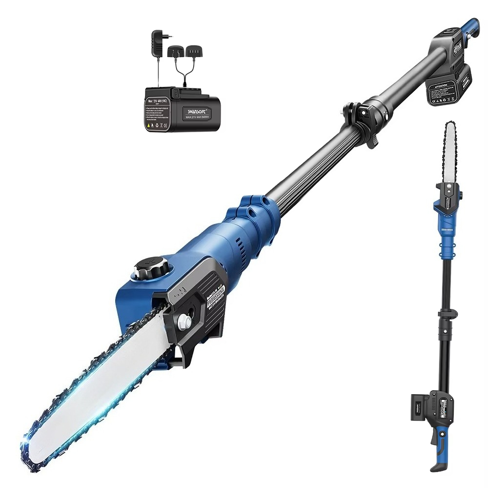 21V Industrial Grade Cordless  - đánh giá và giá Pole Saw Cordless Telescopic