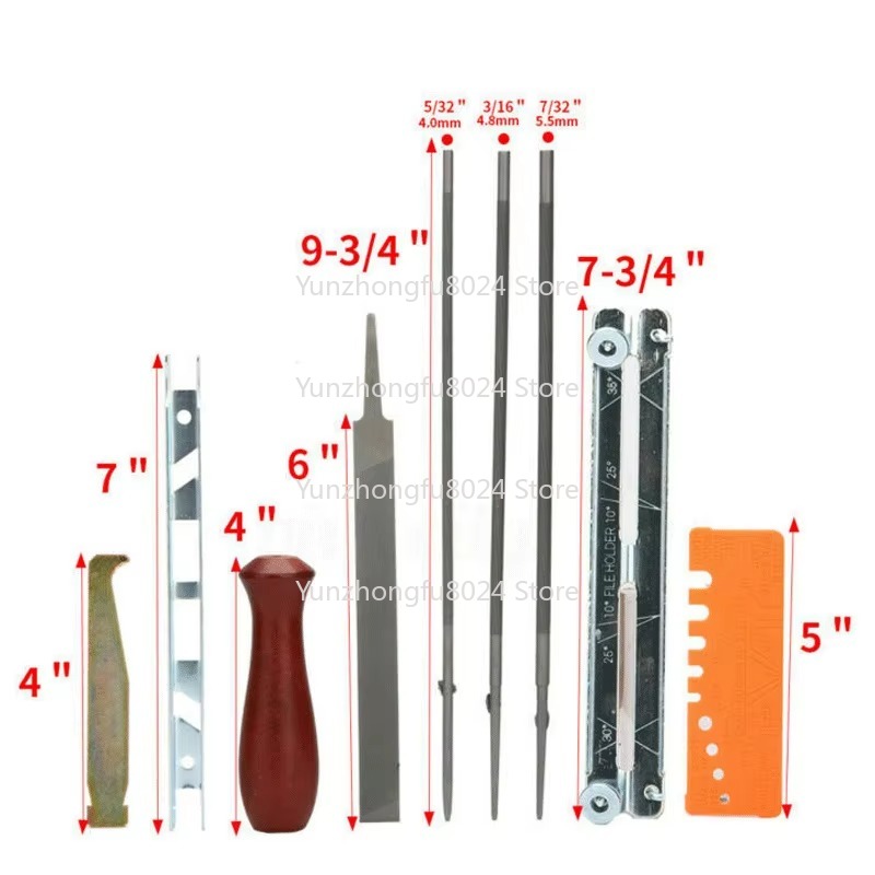 Hardwood Handle Round Flat Fil - đánh giá và giá Chainsaw File Kit Round