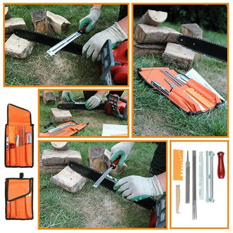 10Pcs Chainsaw Chain Sharpenin - đánh giá và giá Chainsaw File Kit Round