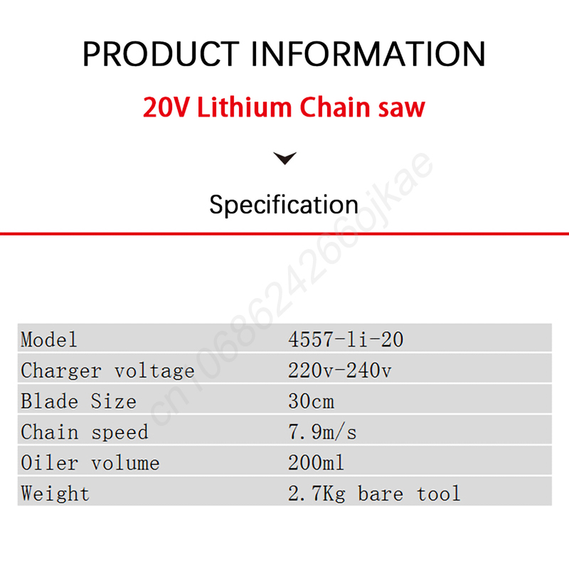 Devon Rechargeable Brushless A - đánh giá và giá Cordless Chainsaw 12 Inch Battery