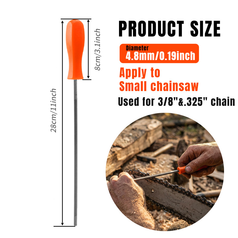 Hexagonal File for Chainsaw Ch - đánh giá và giá Chainsaw Chain 3/8 Pitch