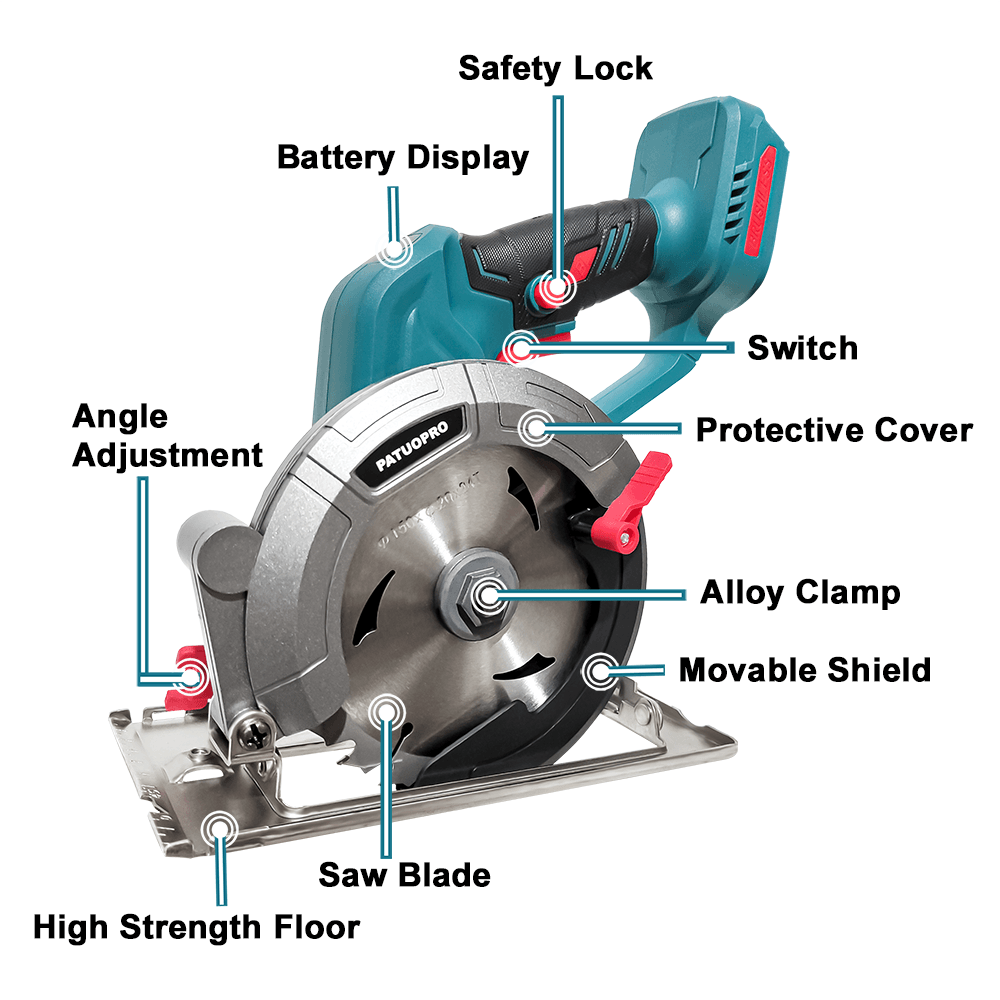 PATUOPRO 150mm Brushless Elect - đánh giá và giá Mini Chainsaw 6 Inch Cordless