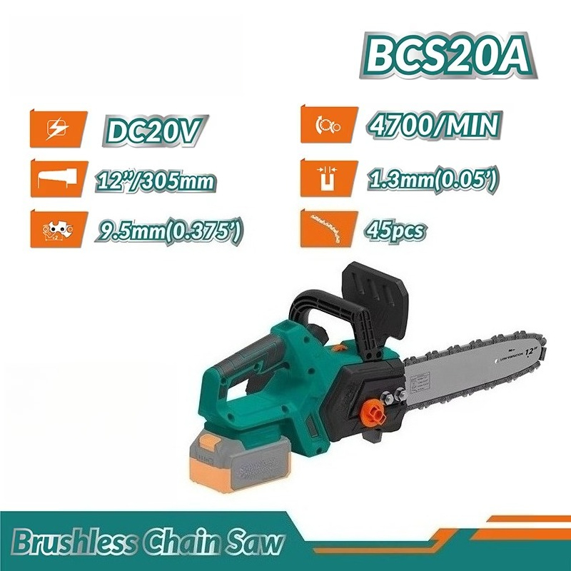 20V Cordless Brushless ChainSa - đánh giá và giá Brushless Chainsaw 8 Inch 20V