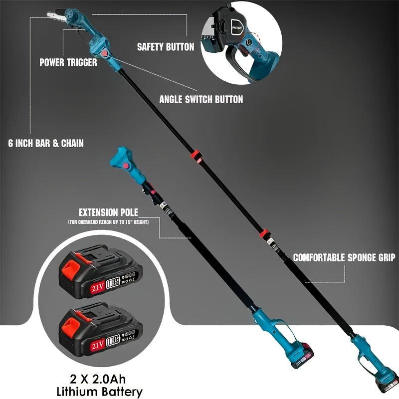 2-Meter High-Altitude Telescop - đánh giá và giá Battery Chainsaw 2 Battery Kit