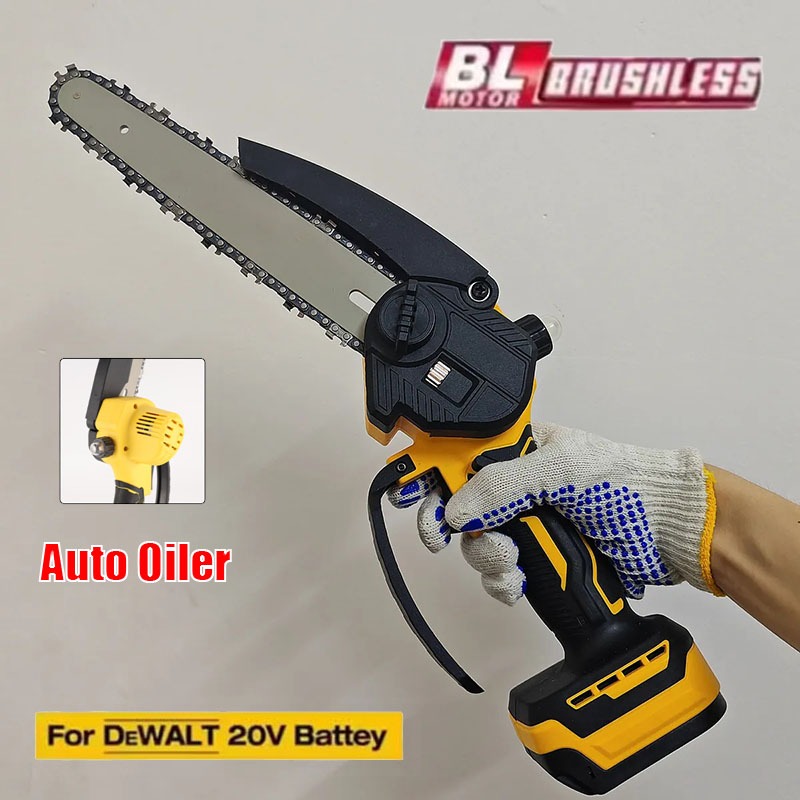 Fit for DeWALT 20V 18V Battery - đánh giá và giá Brushless Chainsaw 8 Inch 20V