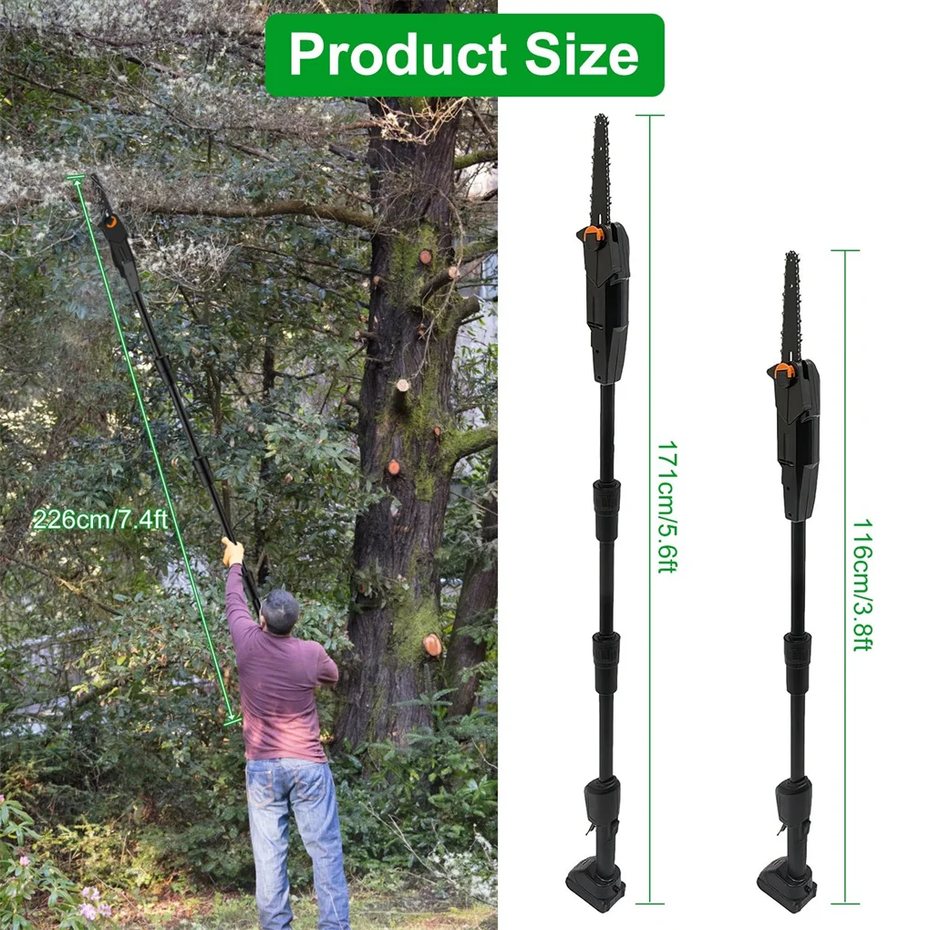 Cordless Pole Saw 7.4FT Telesc - đánh giá và giá Pole Saw Cordless Telescopic