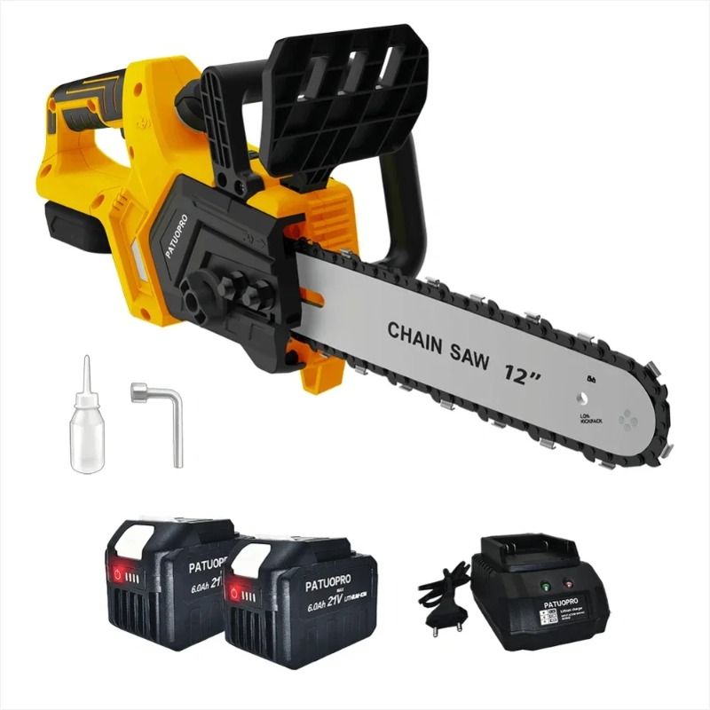 【Hot】12 Inch Brushless Electri - đánh giá và giá Cordless Chainsaw 12 Inch Battery