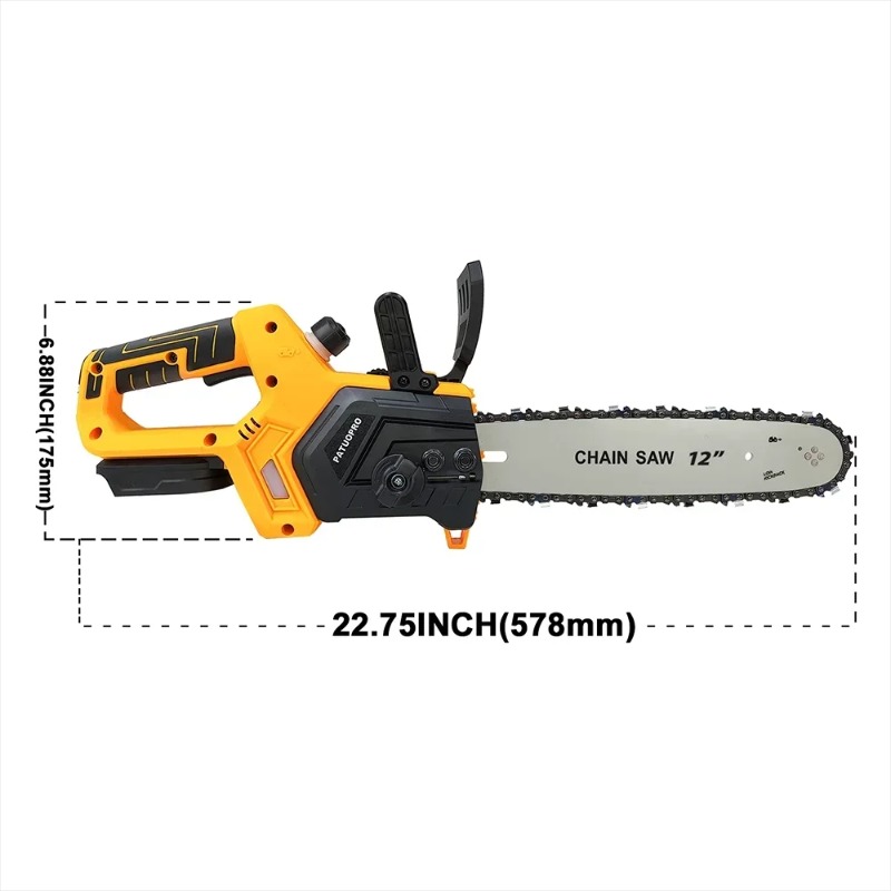 【Hot】12 Inch Brushless Electri - đánh giá và giá Cordless Chainsaw 12 Inch Battery