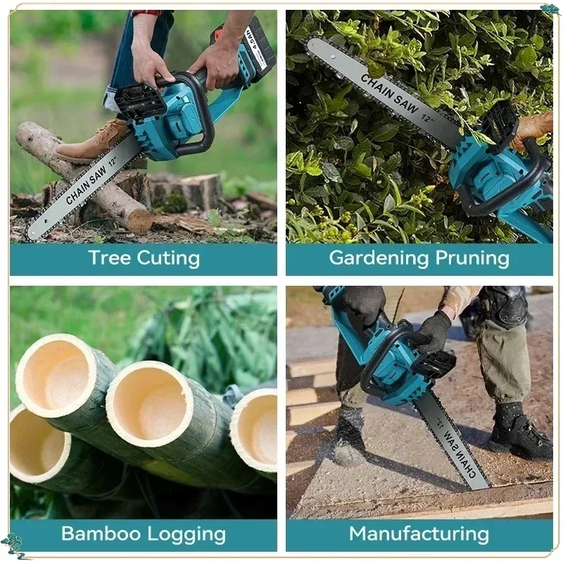 Woodworking 12 Inch Brushless  - đánh giá và giá Cordless Chainsaw 12 Inch Battery